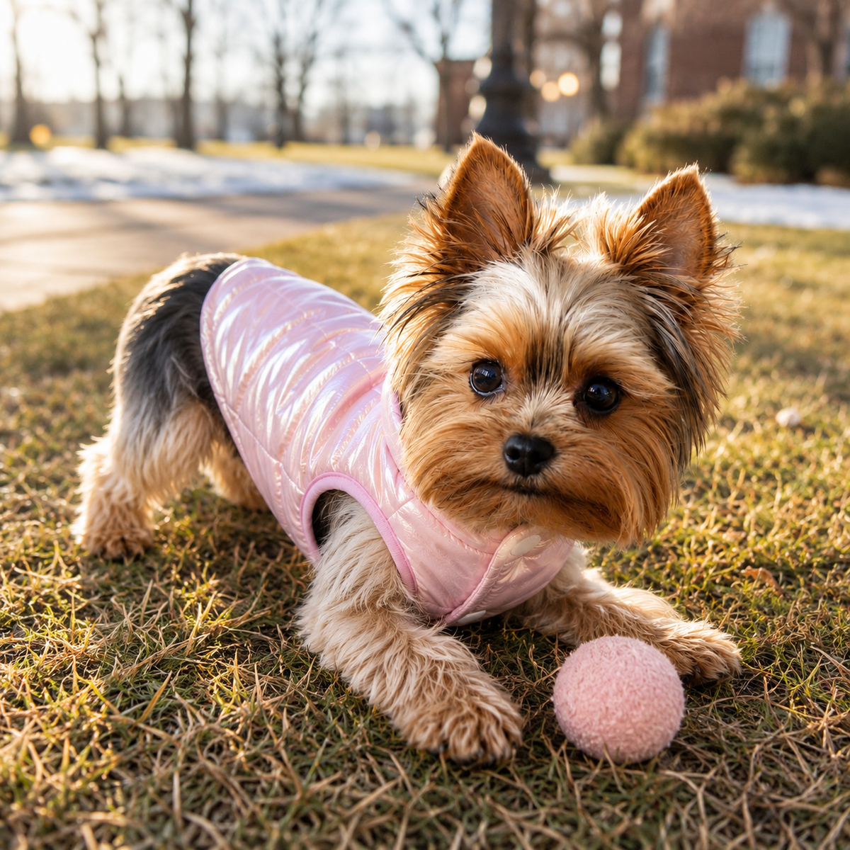 The Glossy Quilted Vest