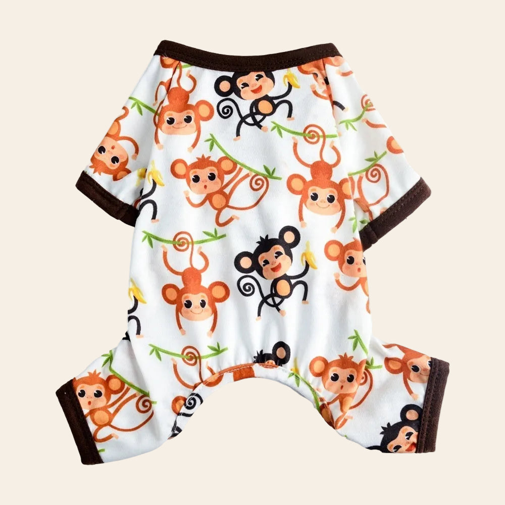 The Monkey Print Jumpsuit