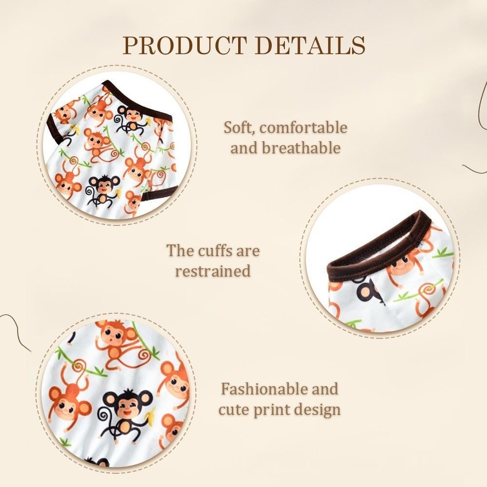 The Monkey Print Jumpsuit