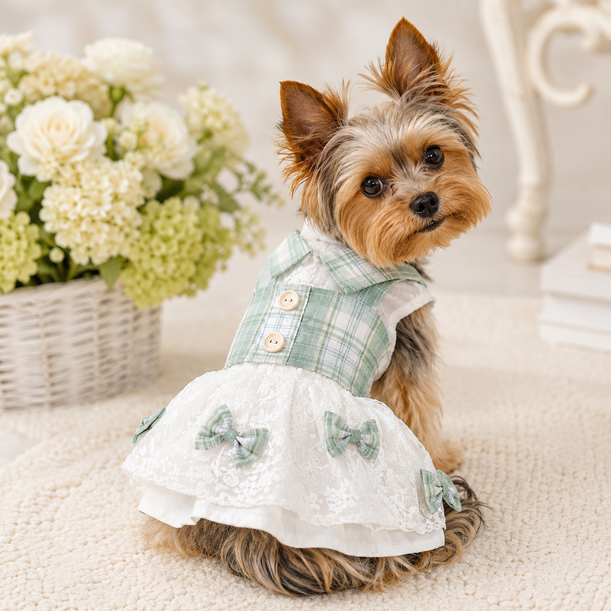 The Mint Plaid Dress