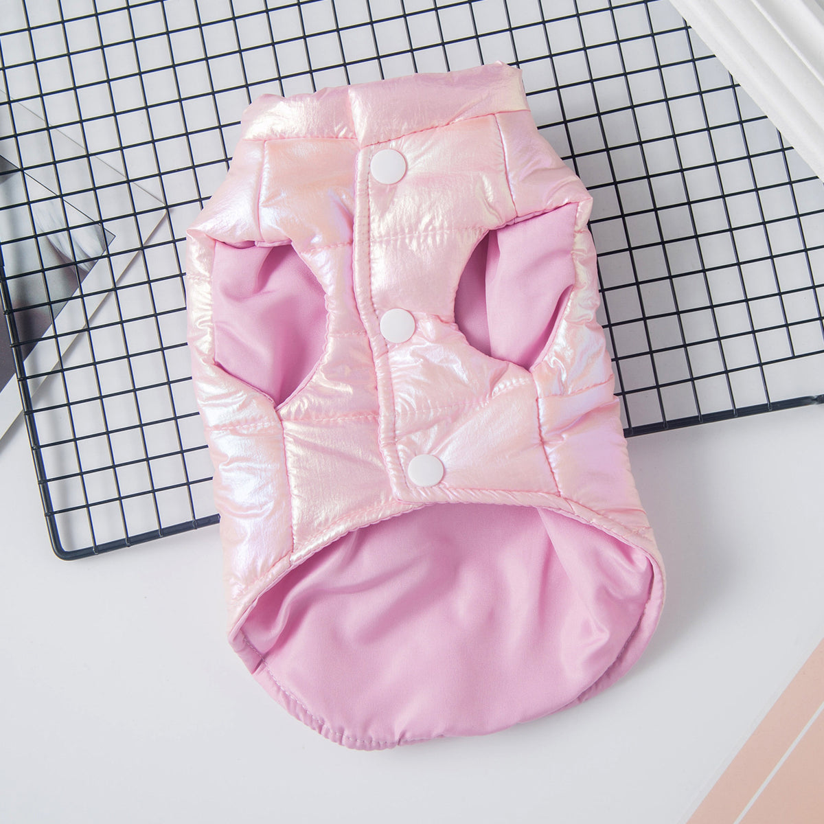 The Glossy Quilted Vest